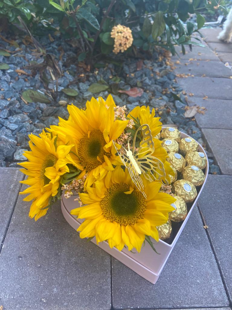 Sunny Heart Flower Box