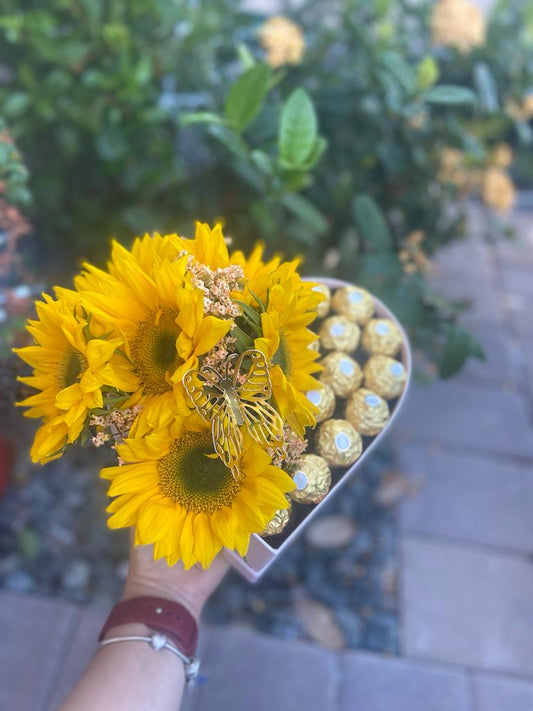 Sunny Heart Flower Box